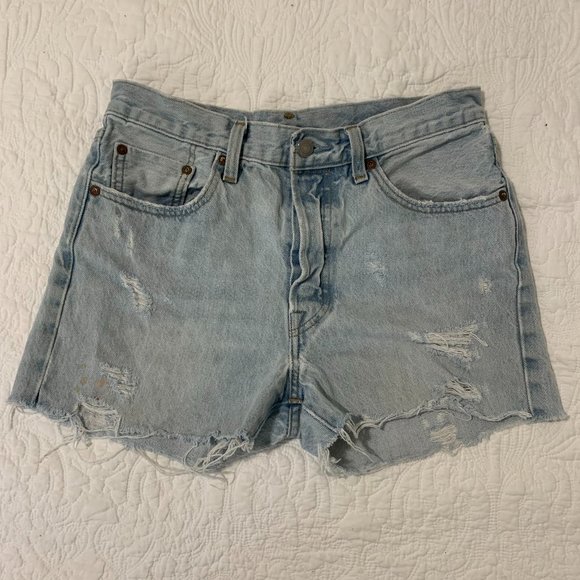 Levi's 501 Original Mid-Rise Shorts | W27 - Picture 1 of 3